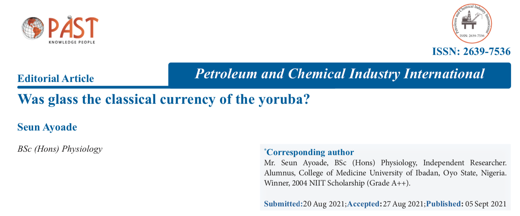 Writing For The Journal Of Petroleum, Chemical Industry, Chemistry ...